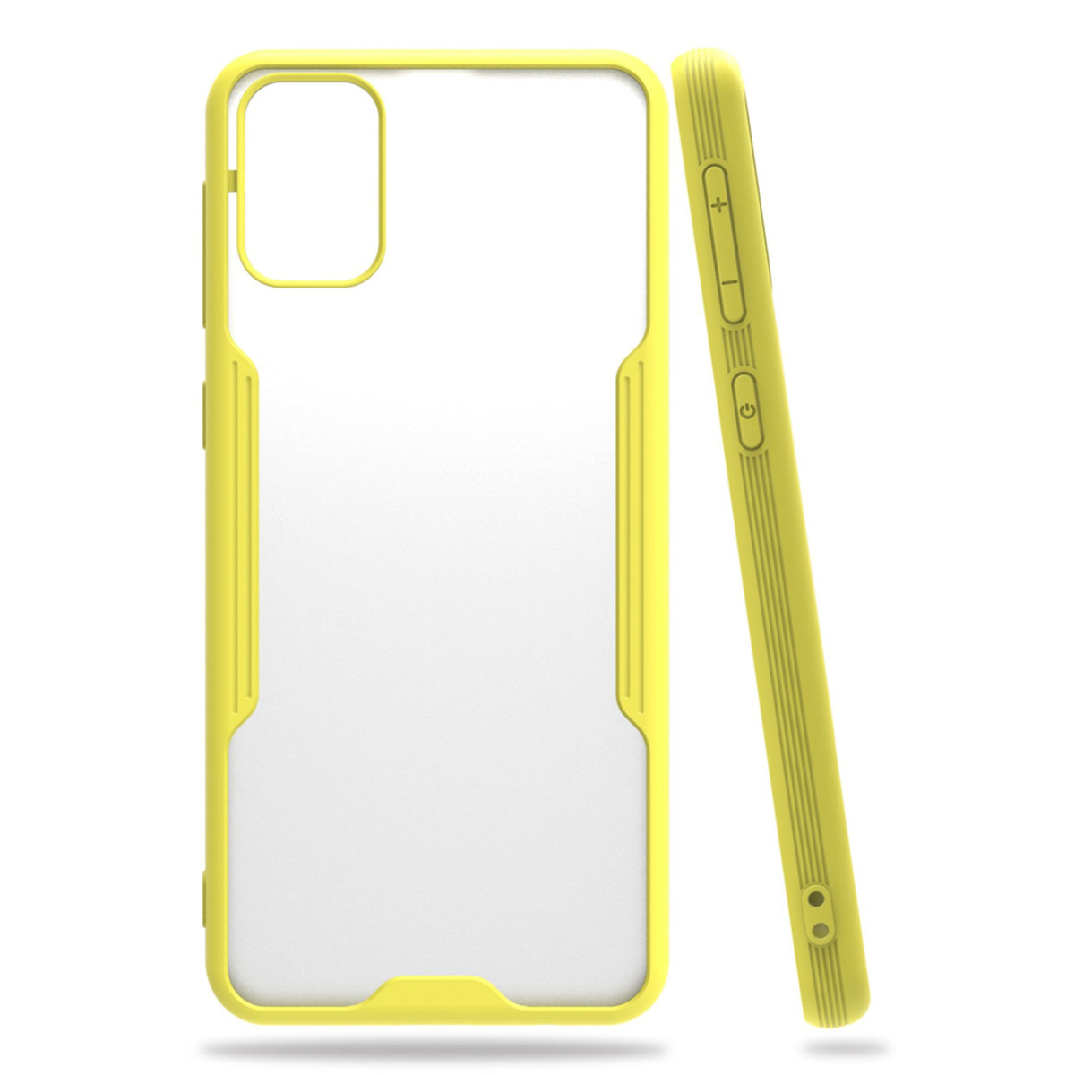 Galaxy M31 Kılıf Platin Silikon - Sarı