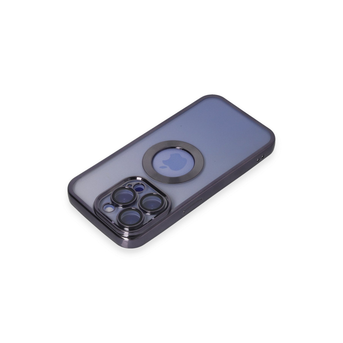 iPhone 15 Pro Max Kılıf Slot Silikon - Mor — görsel 3