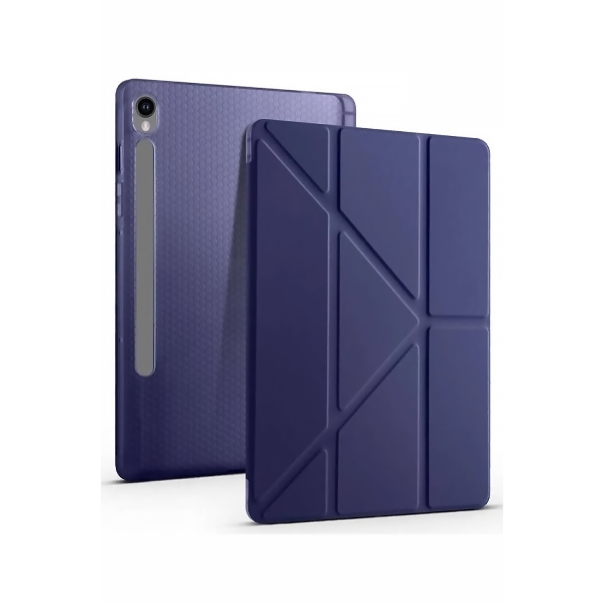 Galaxy Tab S10 FE Plus 13.1 Kalemlikli Mars Tablet Kılıfı - Lacivert