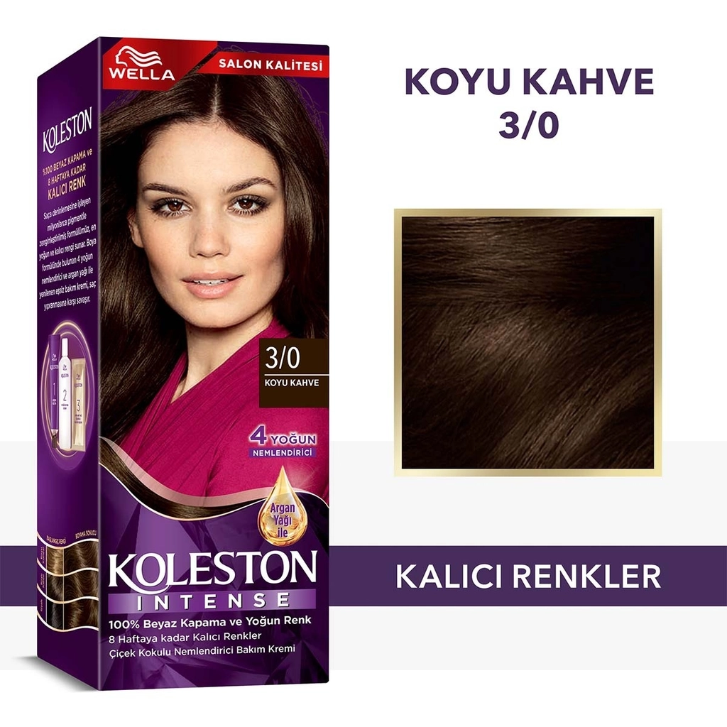Intense Saç Boyası 3/0 Koyu Kahve