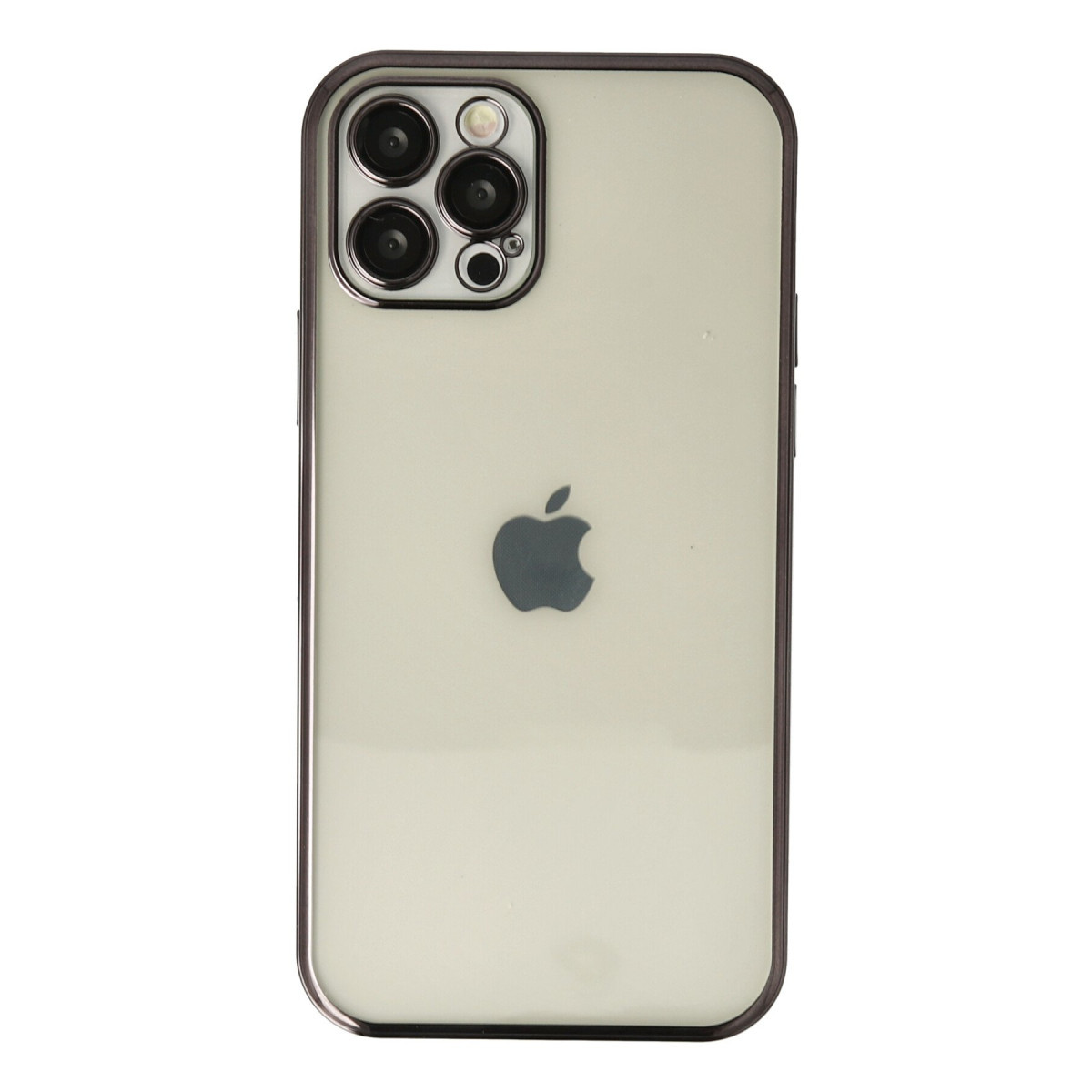 iPhone 12 Pro Max Kılıf Razer Lensli Silikon - Siyah