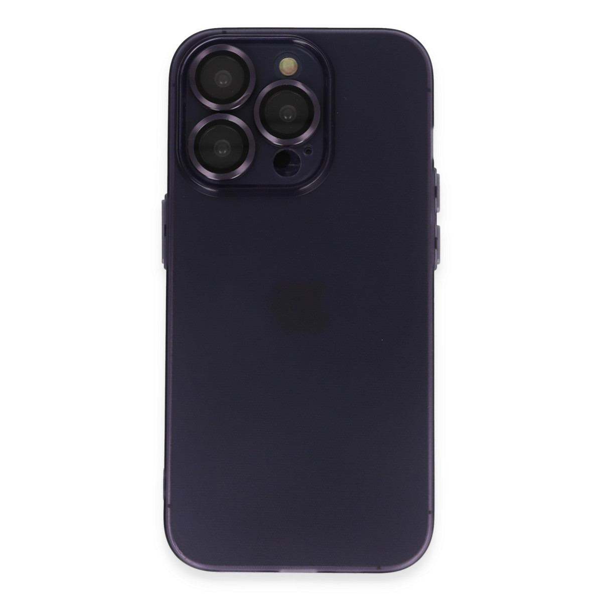 iPhone 14 Pro Max Kılıf Luko Lens Silikon - Siyah
