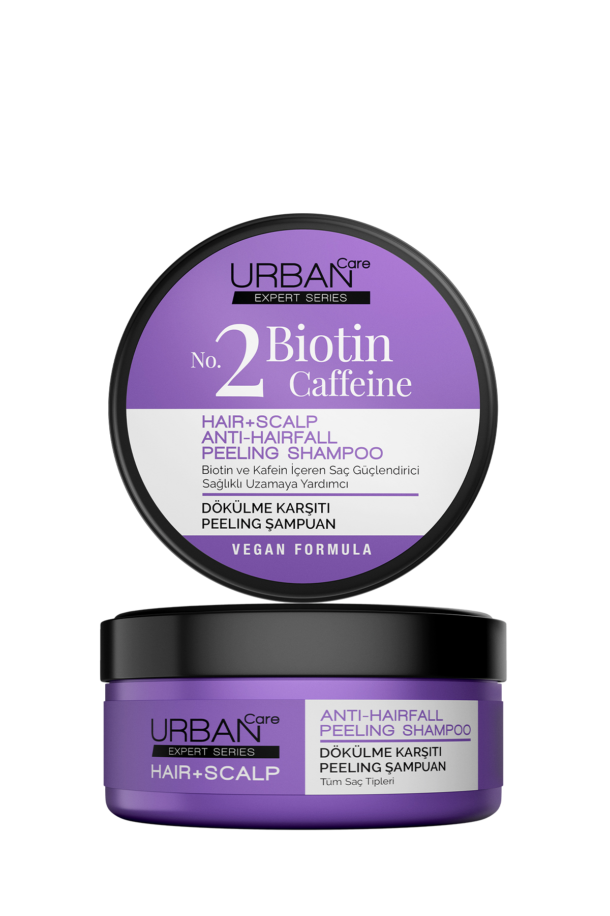 Saç Şampuanı & Peelıng Expert Biotin Ve Kafein Dökülme Karşıtı Arındırıcı Vegan 200ml