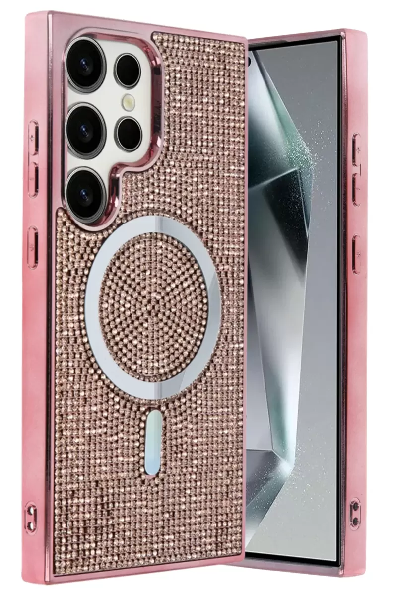 Galaxy S25 Ultra Helen Magsafe Kapak - Pembe