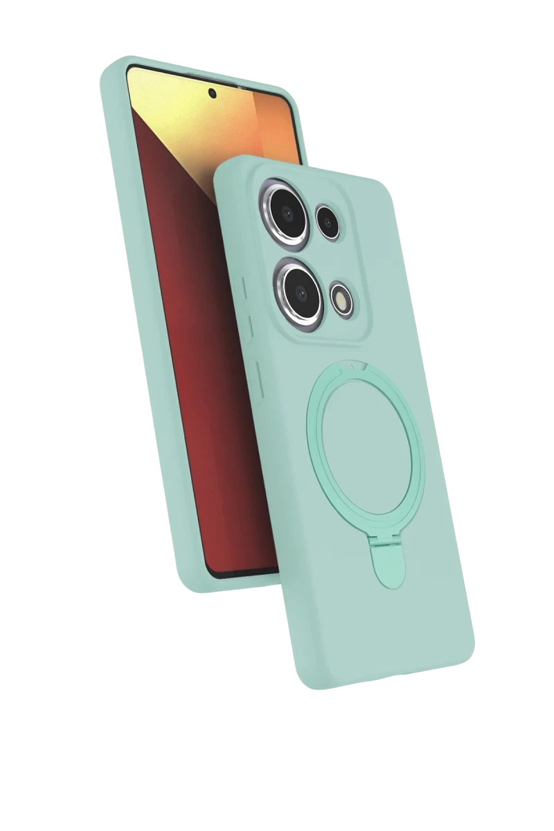 Xiaomi Redmi Note 13 Pro 4G Uyumlu Regal Magsafe Standlı Kapak - Su Yeşili