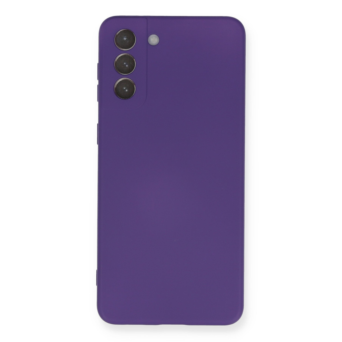 Galaxy S21 Plus Kılıf Nano içi Kadife Silikon - Mor