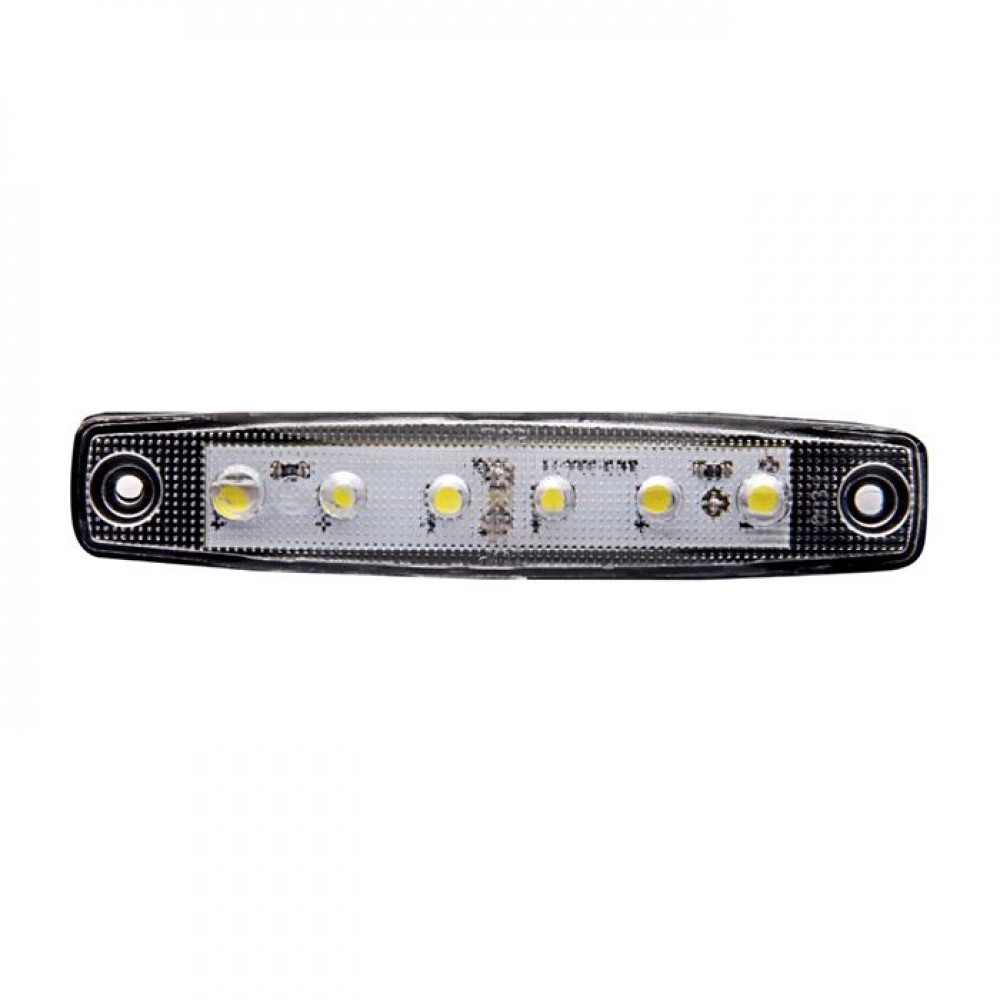 Beyaz Parmak Led Dorse Lamba 6 Ledli 12-24V