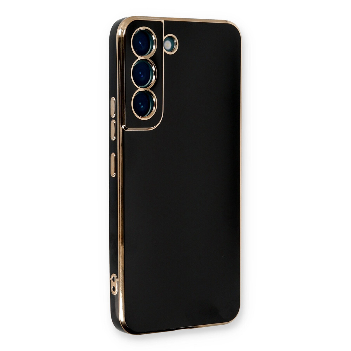 Galaxy S22 Plus Kılıf Volet Silikon - Siyah