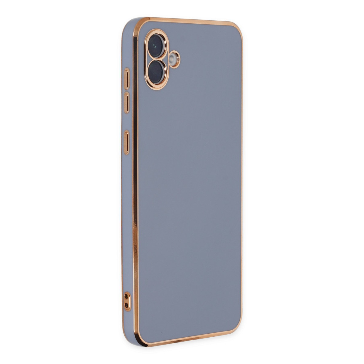 Galaxy A04 Kılıf Volet Silikon - Mavi