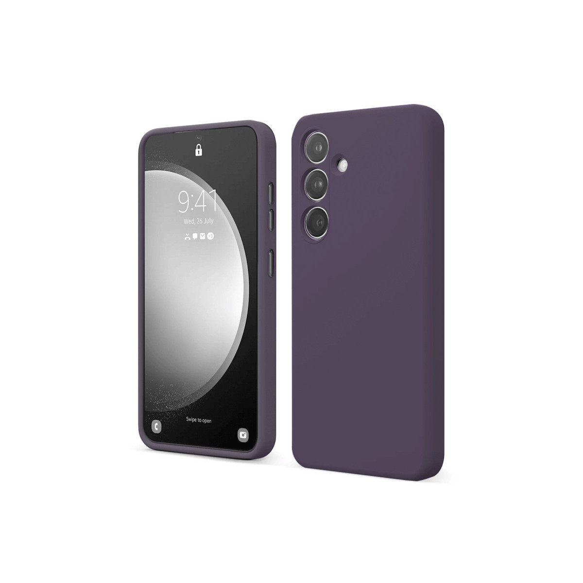 Galaxy A14 4G Kılıf First Silikon - Mor