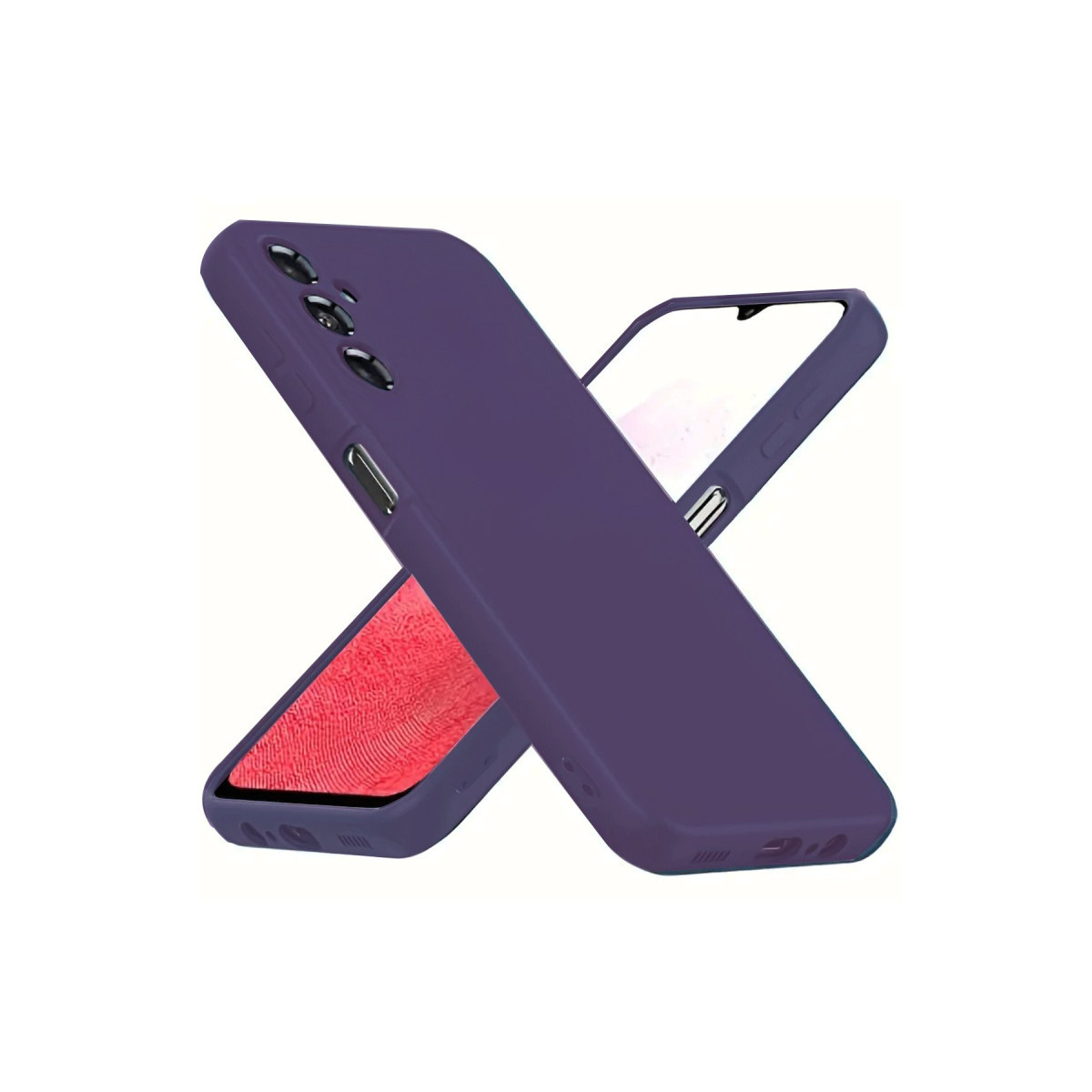 Galaxy A34 5G Kılıf First Silikon - Mor