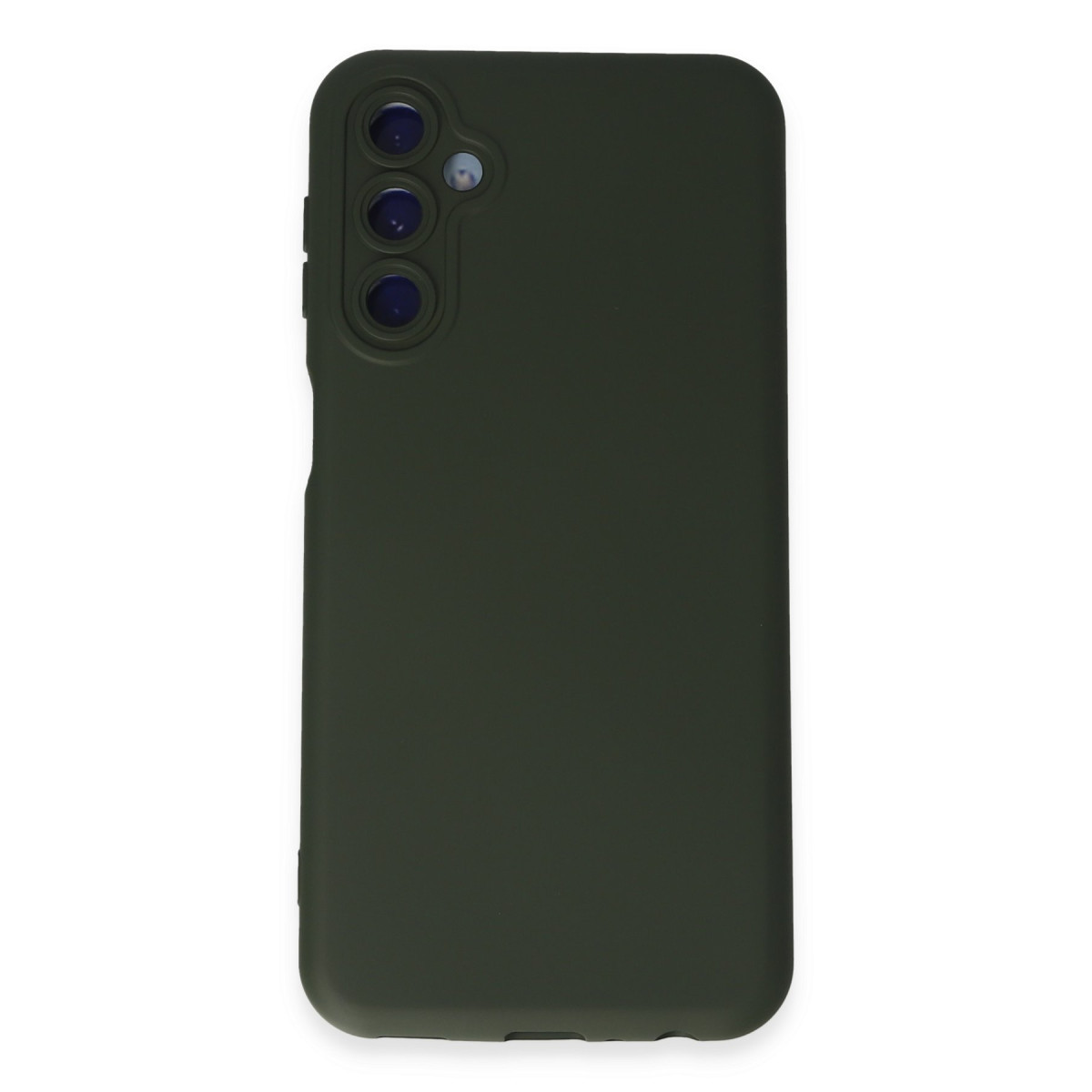 Galaxy M14 5G Kılıf Nano içi Kadife Silikon - Koyu Yeşil