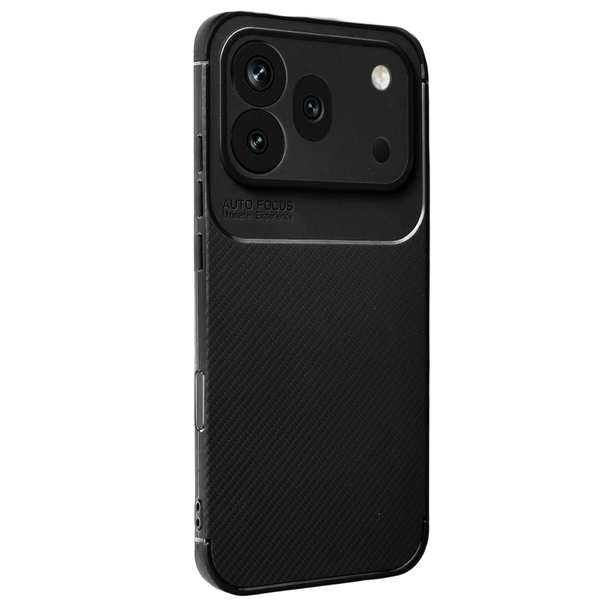 600 Pro Auto Focus Karbon Kapak - Siyah
