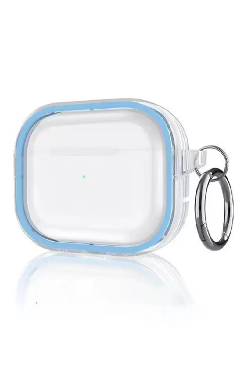 Airpods Pro 2 (2.nesil) Shiny Şeffaf Kılıf - Sierra Blue