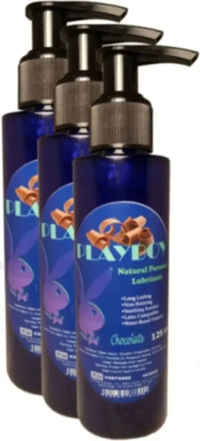 Chocolate Flavor Natural Personal Lubricant 125ML Çikolata Aromalı Kayganlaştırıcı x 3 Adet