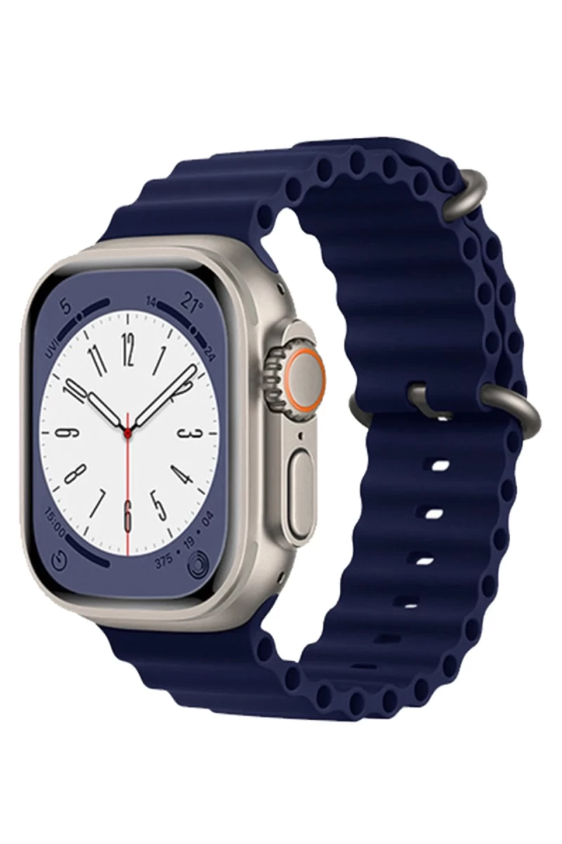 Apple Watch 42mm Uyumlu Ocean Kordon - Mavi