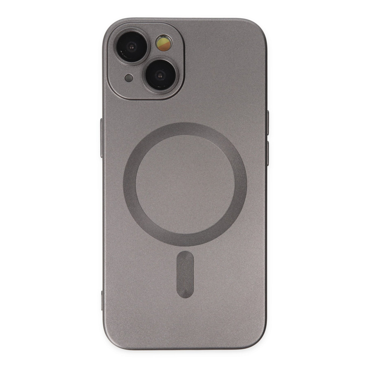 iPhone 14 Plus Kılıf Moshi Lens Magneticsafe Silikon - Füme