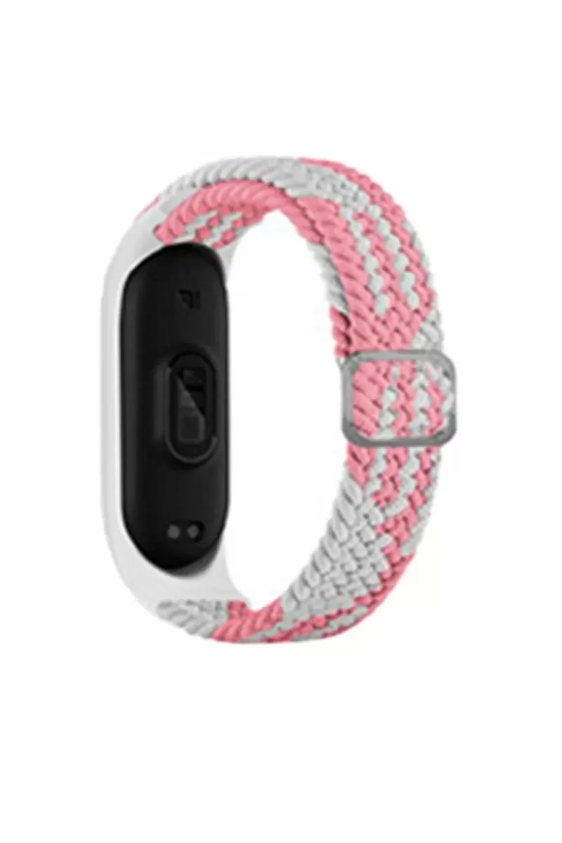 Mi Band 6 Star Kordon - Pembe-Beyaz