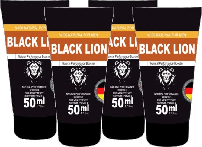 Black Lion 4 Tane x 50 ml Men Booster Krem Erkeklere Özel Anlar Için Krem