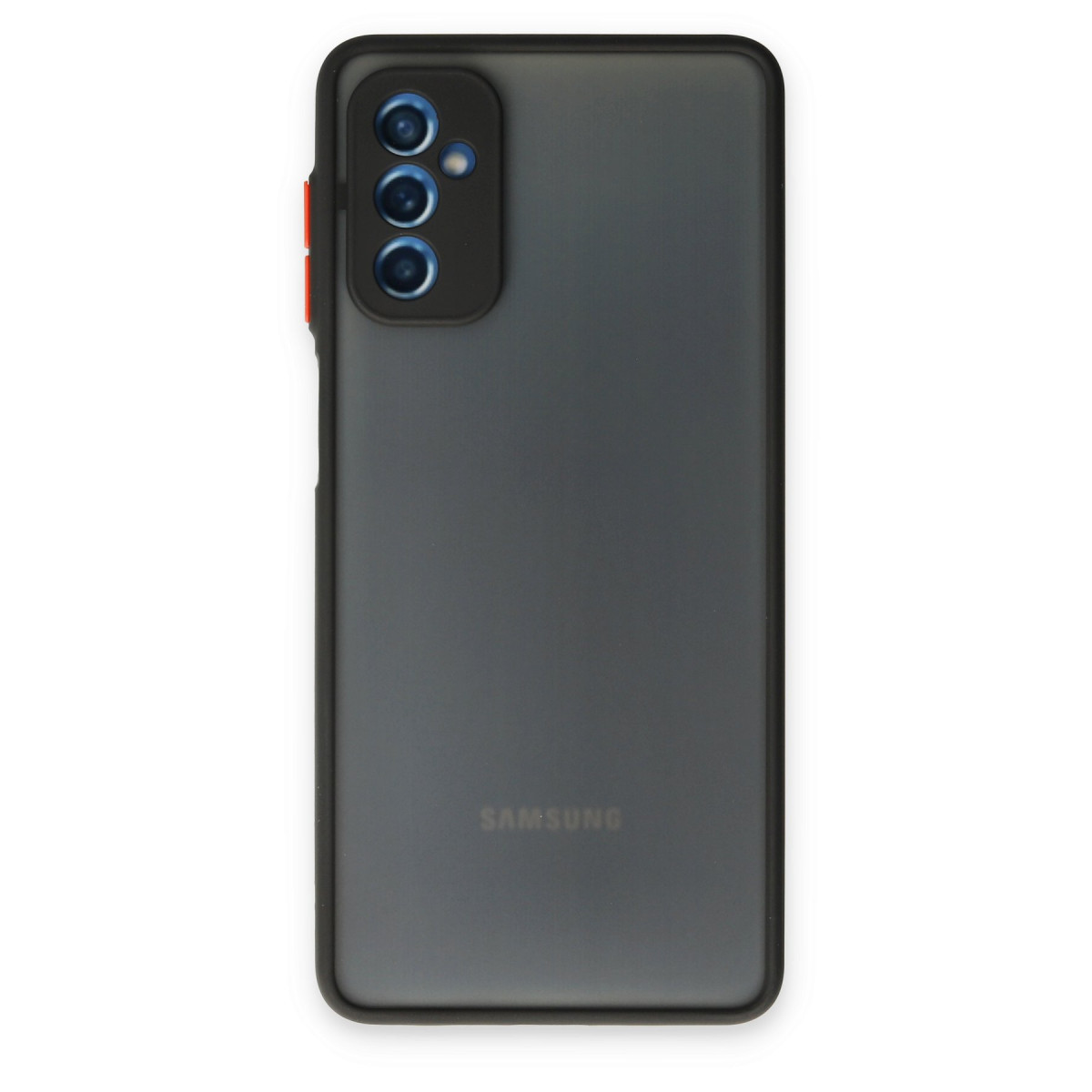 Galaxy M52 5G Kılıf Montreal Silikon Kapak - Siyah