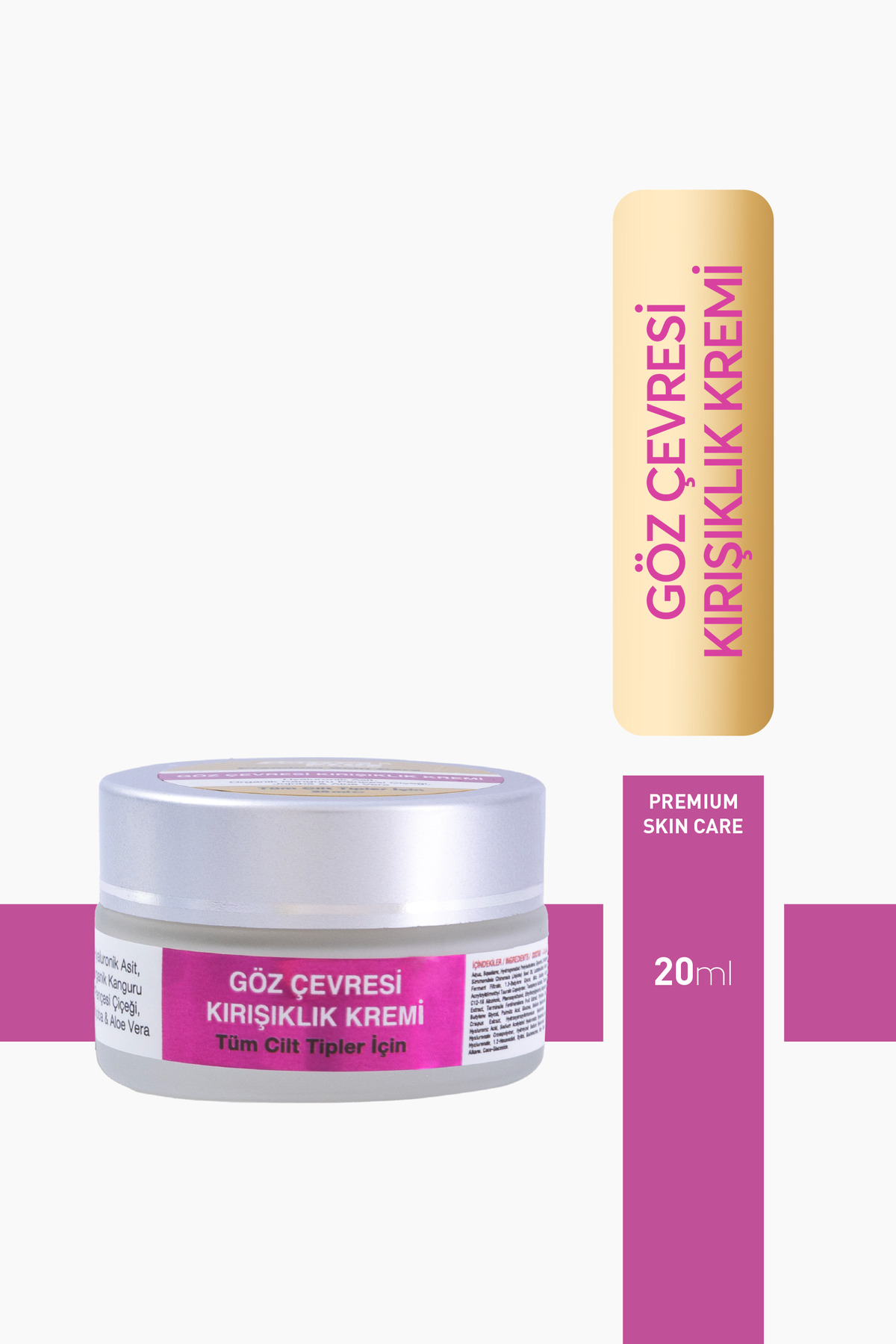 Göz Bakım Kremi & Göz Altı Kırışıklık Kremi 20ml