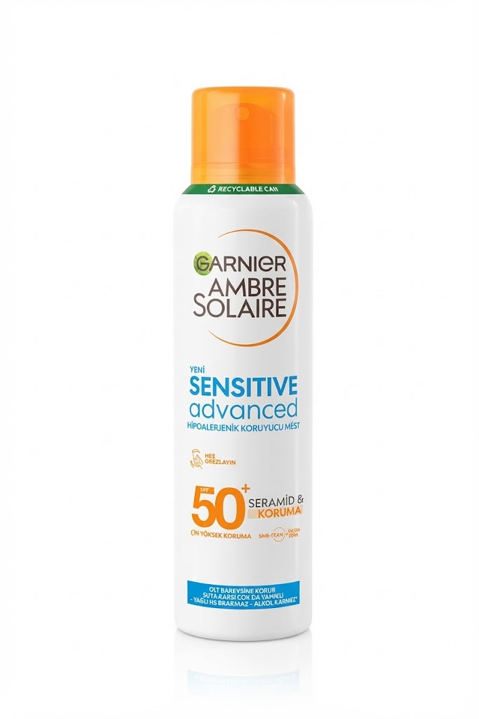 Ambre Solaire Sensitive Advanced SPF 50+ Mist - Güneş Spreyi 150ML