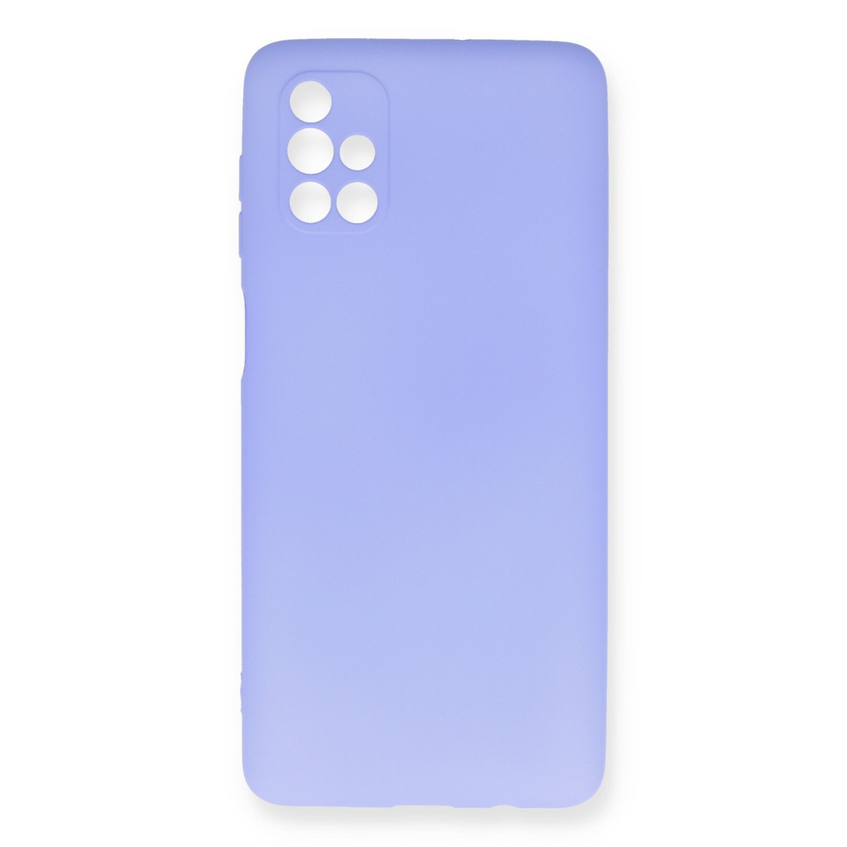 Galaxy M51 Kılıf First Silikon - Lila