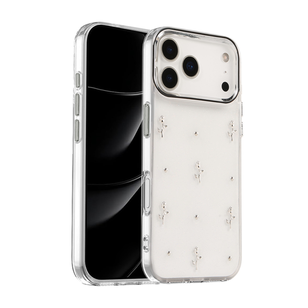 iPhone 17 Pro Fiyonk Desenli Kapak - Desen 4
