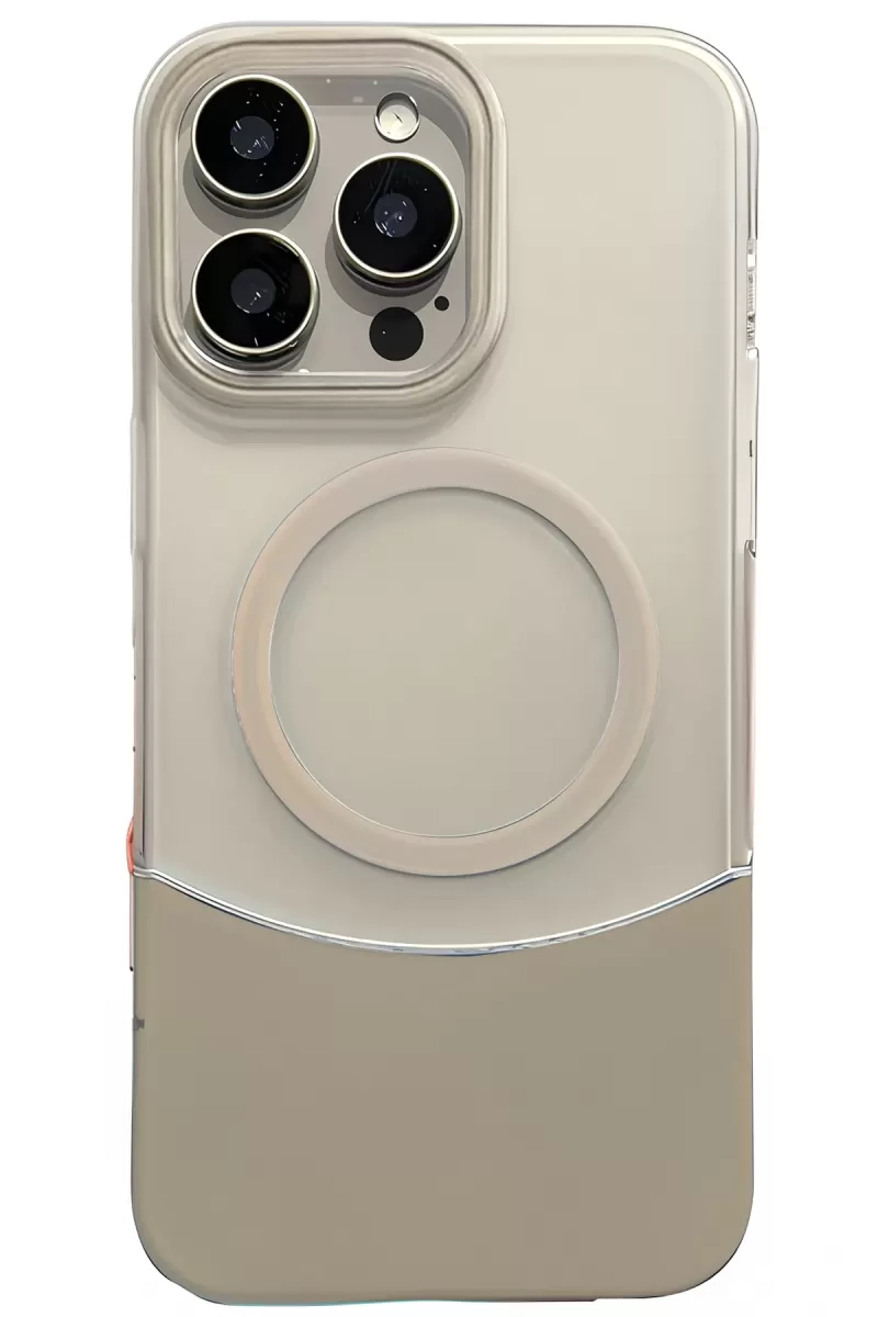 iPhone 14 Pro Max Velar Magsafe Kapak - Natural Grey