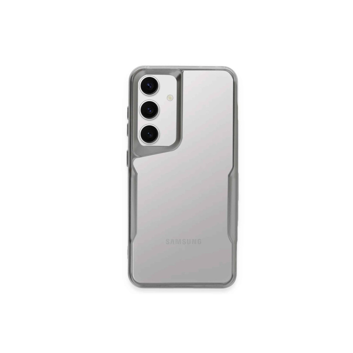 Galaxy A15 4G Kılıf Boyi Silikon Kapak - Gümüş