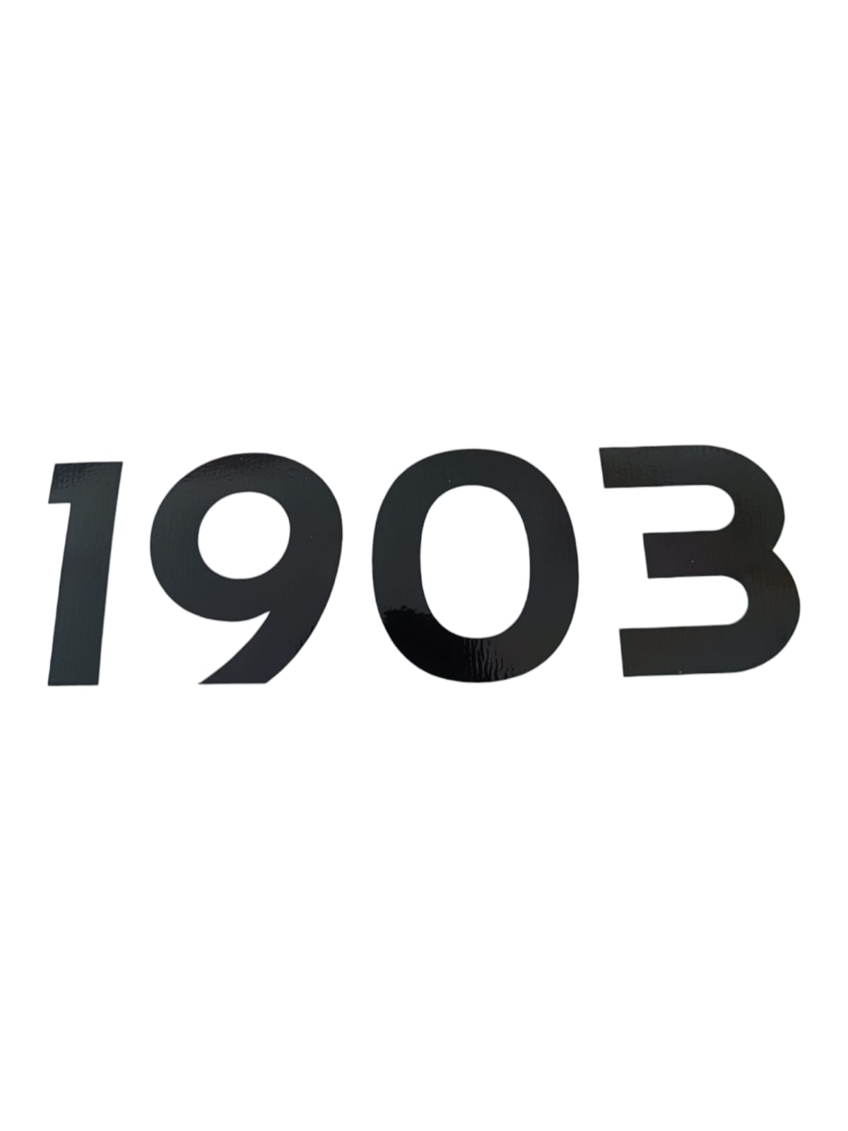 1903 Yazılı Oto Sticker Siyah 20x7cm