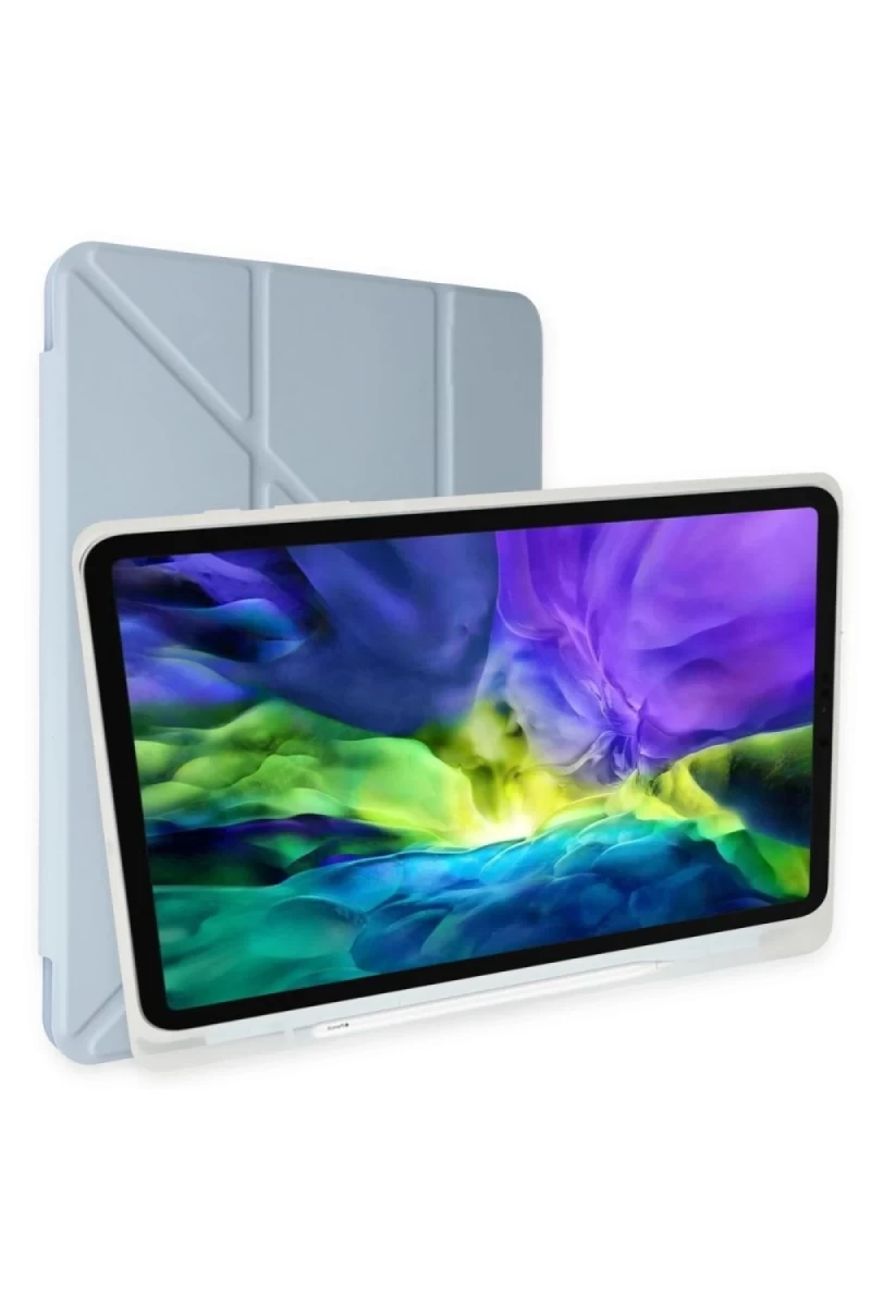 Xiaomi Redmi Pad Kılıf Kalemlikli Mars Tablet Kılıfı - Mavi