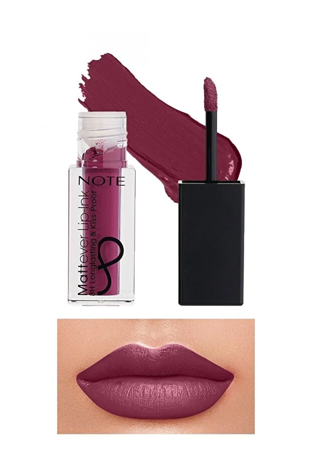 Cosmetics Mattever Lip-Ink Mat ve Kalıcı Likit Ruj 07 Mouve On - Mor