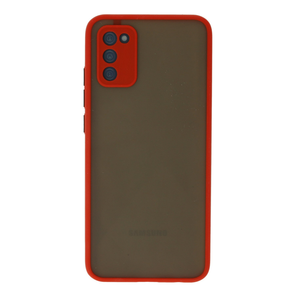 Galaxy A02S Kılıf Montreal Silikon Kapak - Kırmızı