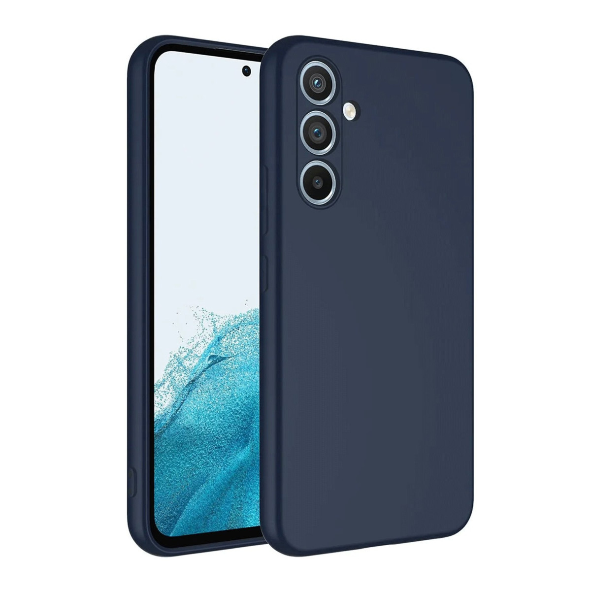 Galaxy A16 5G Kılıf First Silikon - Lacivert