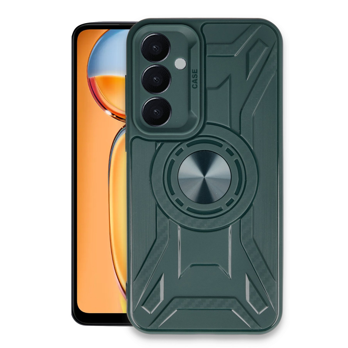 Galaxy A25 5G Kılıf Lincoln Silikon - Koyu Yeşil