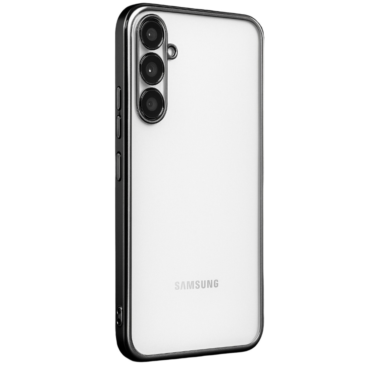 Galaxy A34 5G Kılıf Razer Lensli Silikon - Siyah