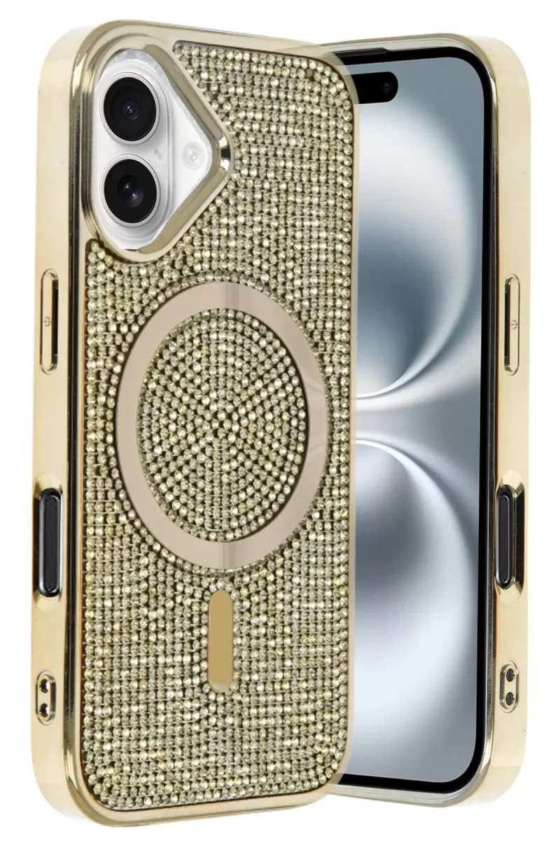 iPhone 16 Helen Magsafe Kapak - Gold