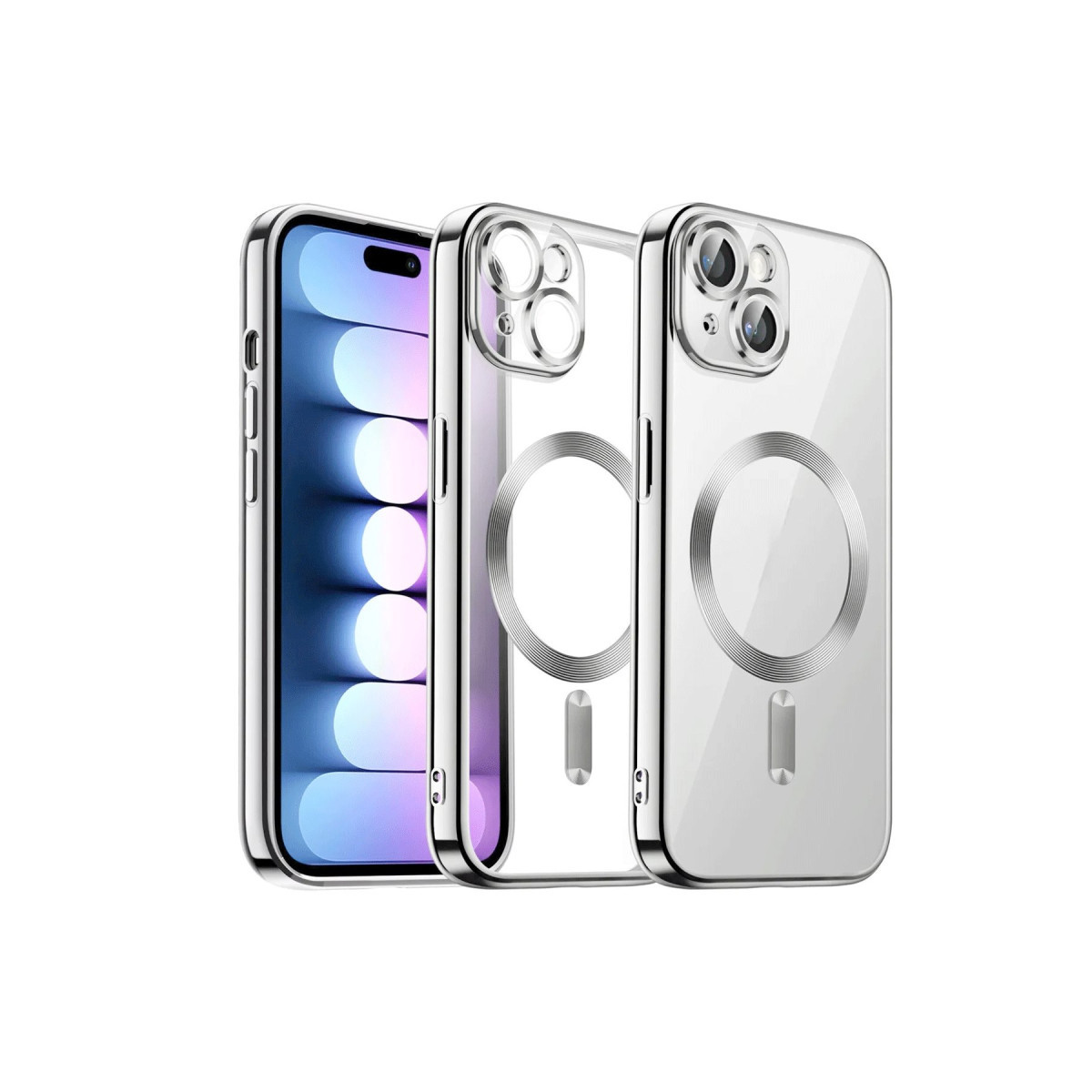 iPhone 13 Kılıf Kross Magneticsafe Kapak - Titan Gri
