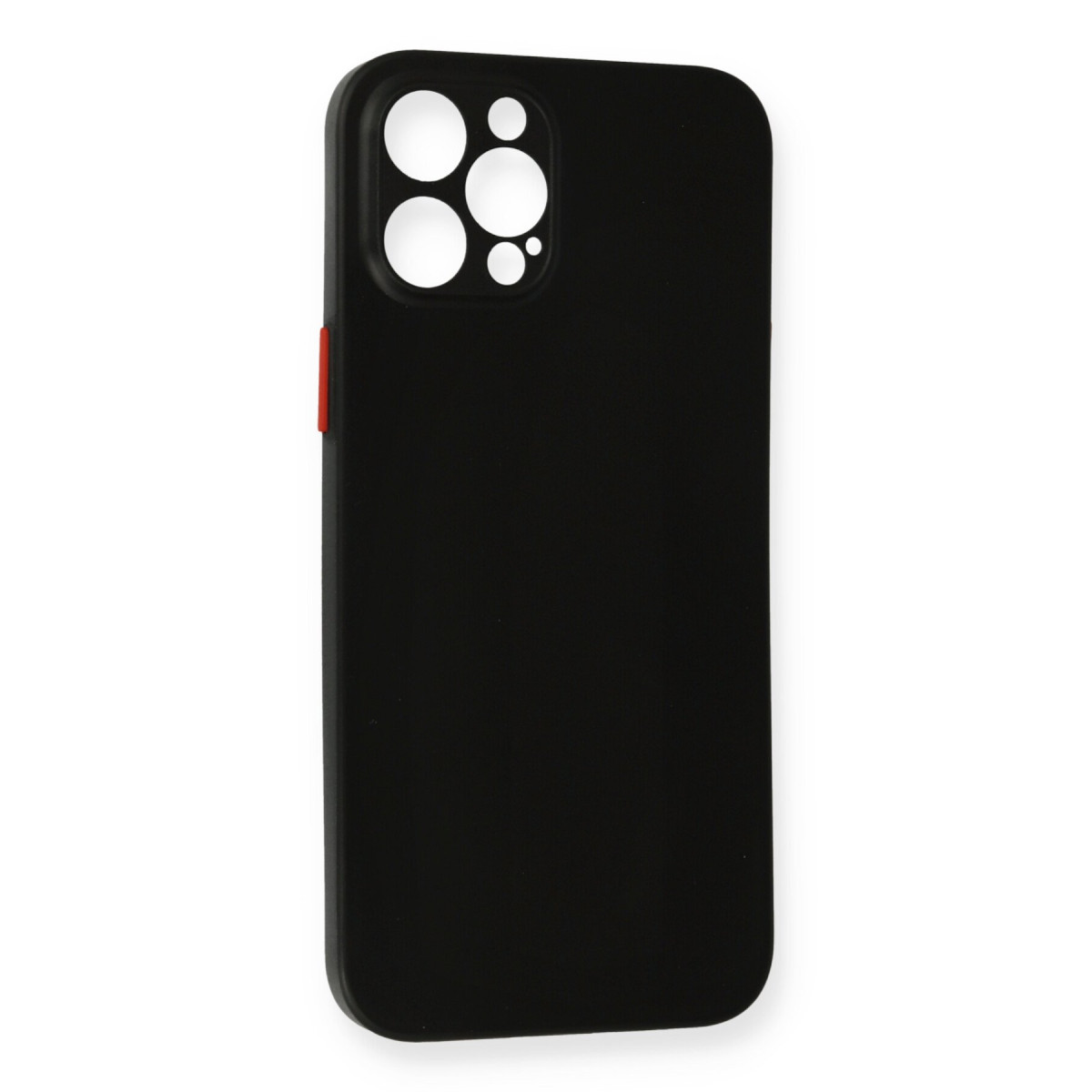 iPhone 12 Pro Max Kılıf PP Ultra İnce Kapak - Siyah