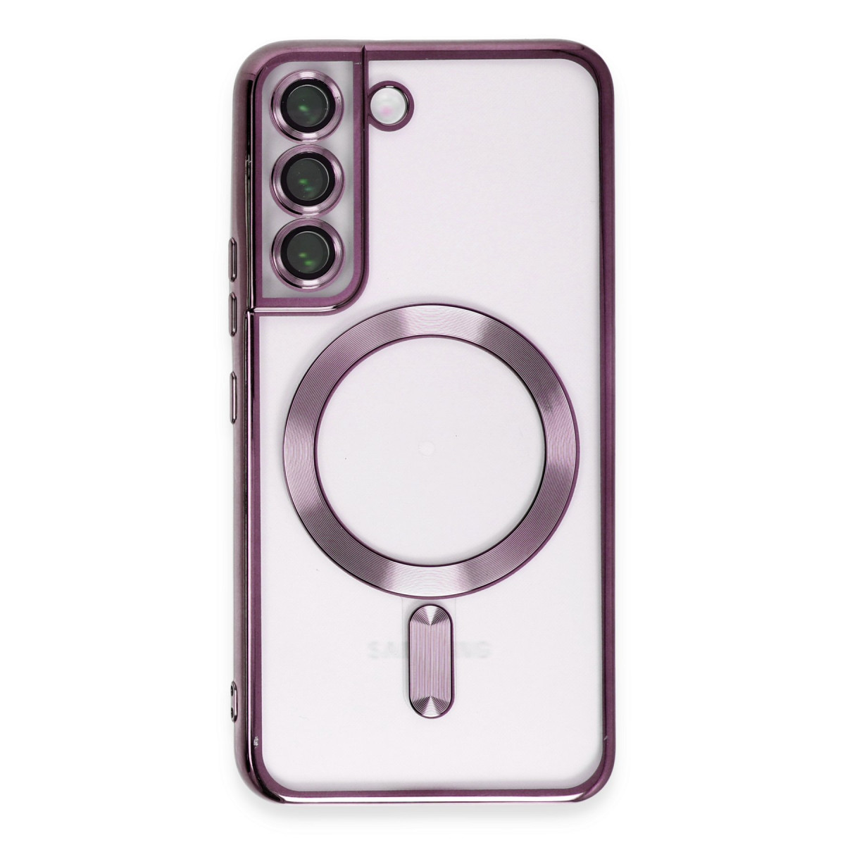 Galaxy S22 Kılıf Kross Magneticsafe Kapak - Mor