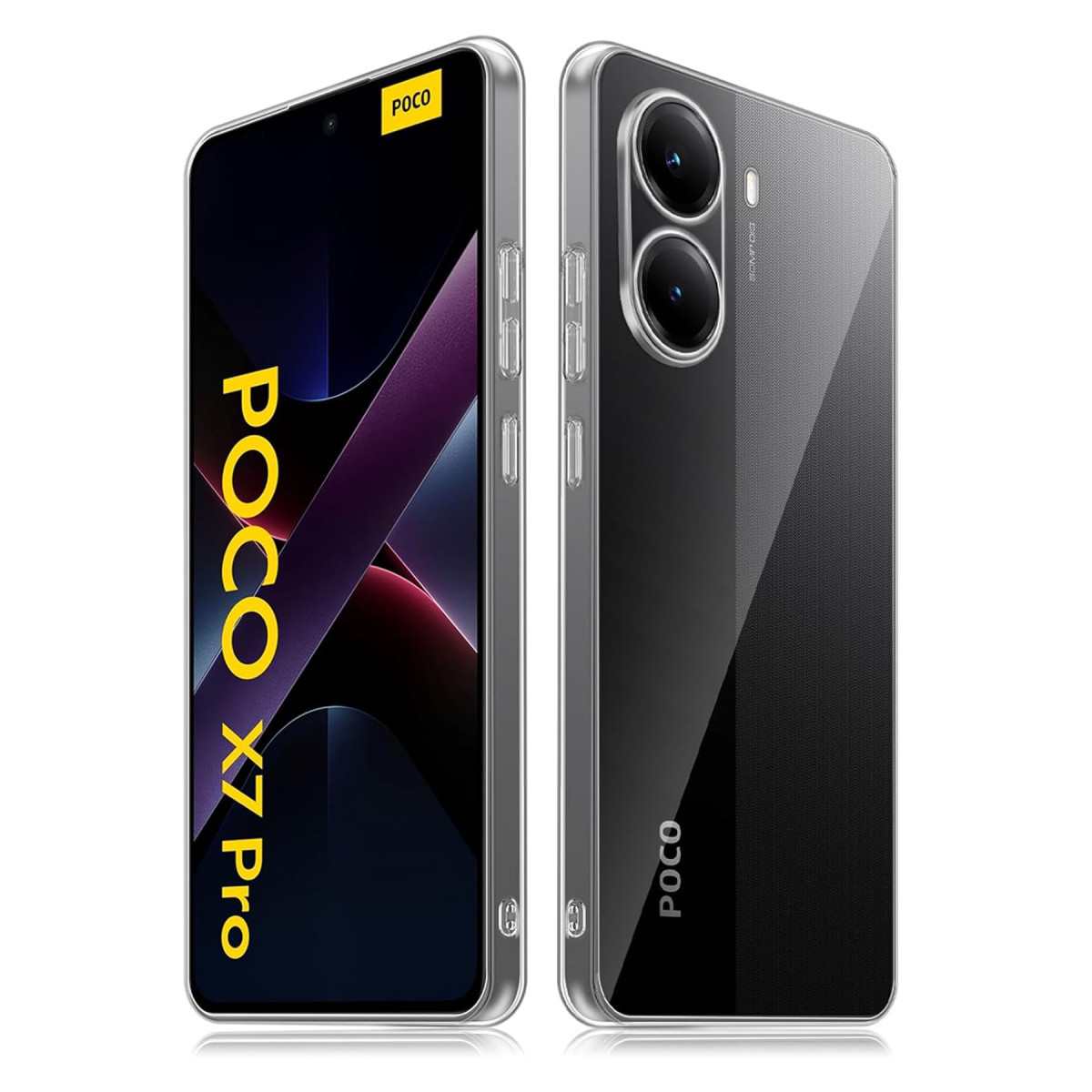 Poco X7 Pro Kılıf Lüx Şeffaf Silikon
