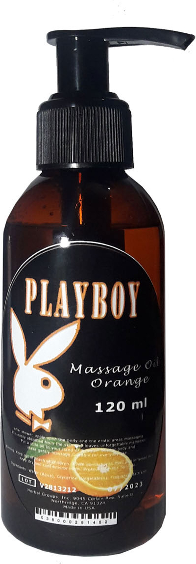 Playboy Orange Yağ Portakallı Erotiik Masaj Yağı 120ML  Svl - 120 ml Playboy Orange Massage Oil