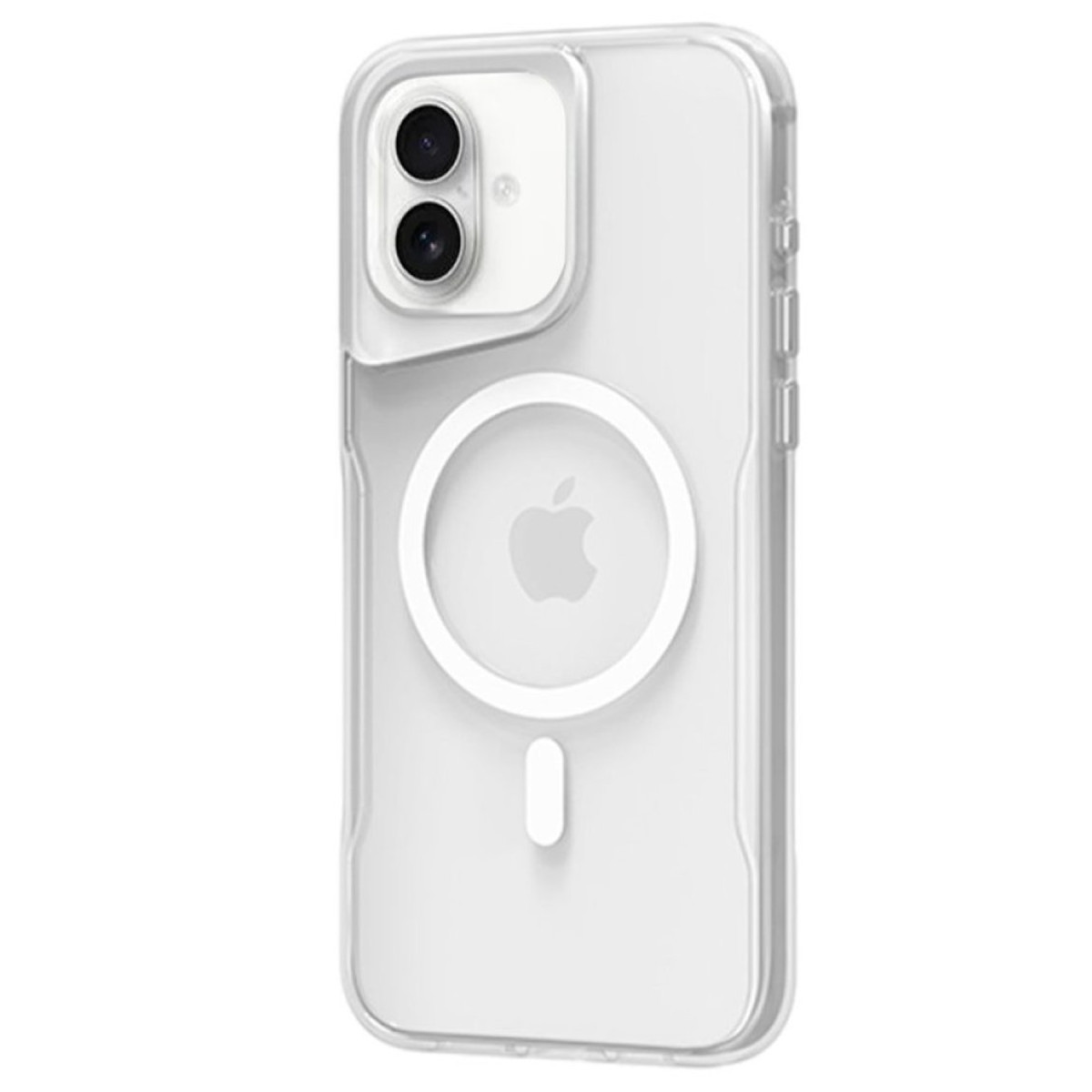 iPhone 16 Plus Kılıf PC Poso Magsafe Kapak - Şeffaf