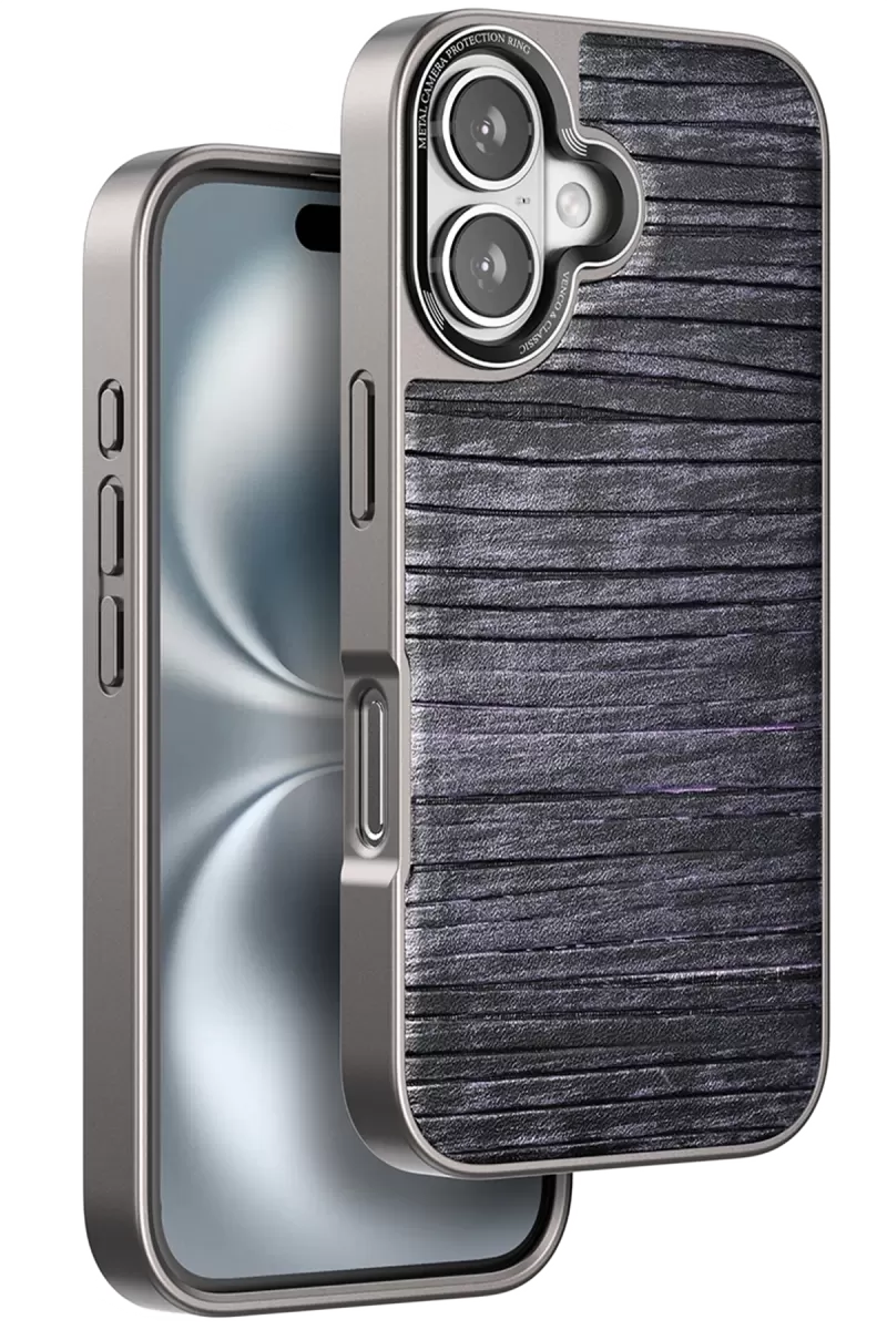 iPhone 16 Wave Kapak - Derin Mor