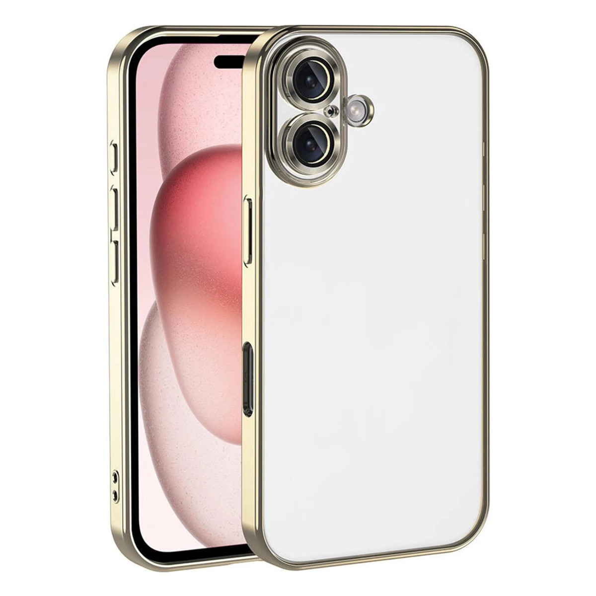 iPhone 17 Razer Lensli Silikon - Gold