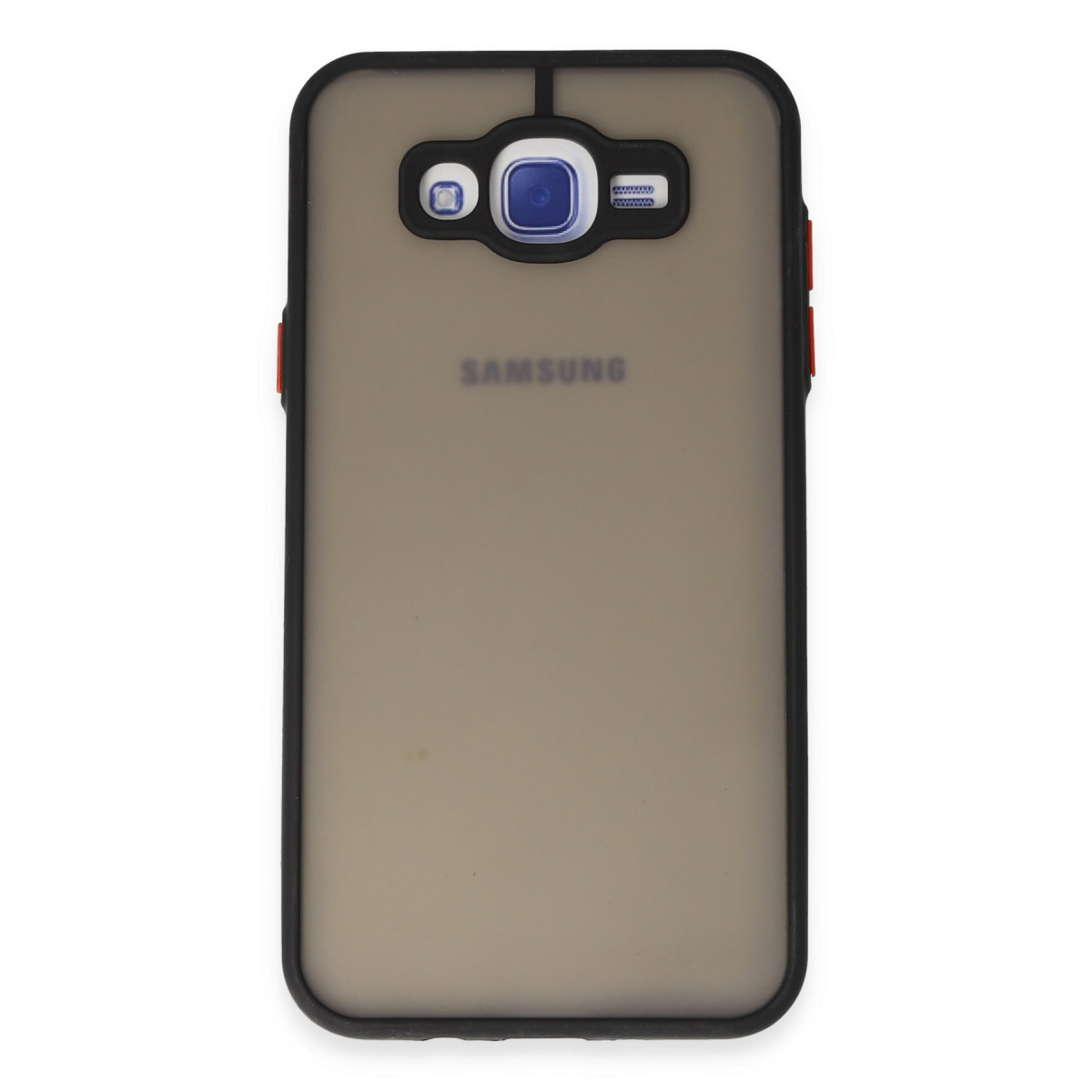 Galaxy J7 Kılıf Montreal Silikon Kapak - Siyah