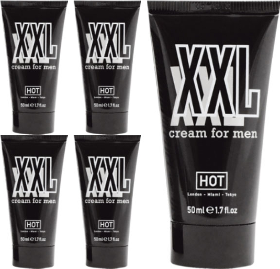 Hotxxl 5 Adet Erkeğe Özel En-Boy-Hacim Bakımı Kremi 50 ml