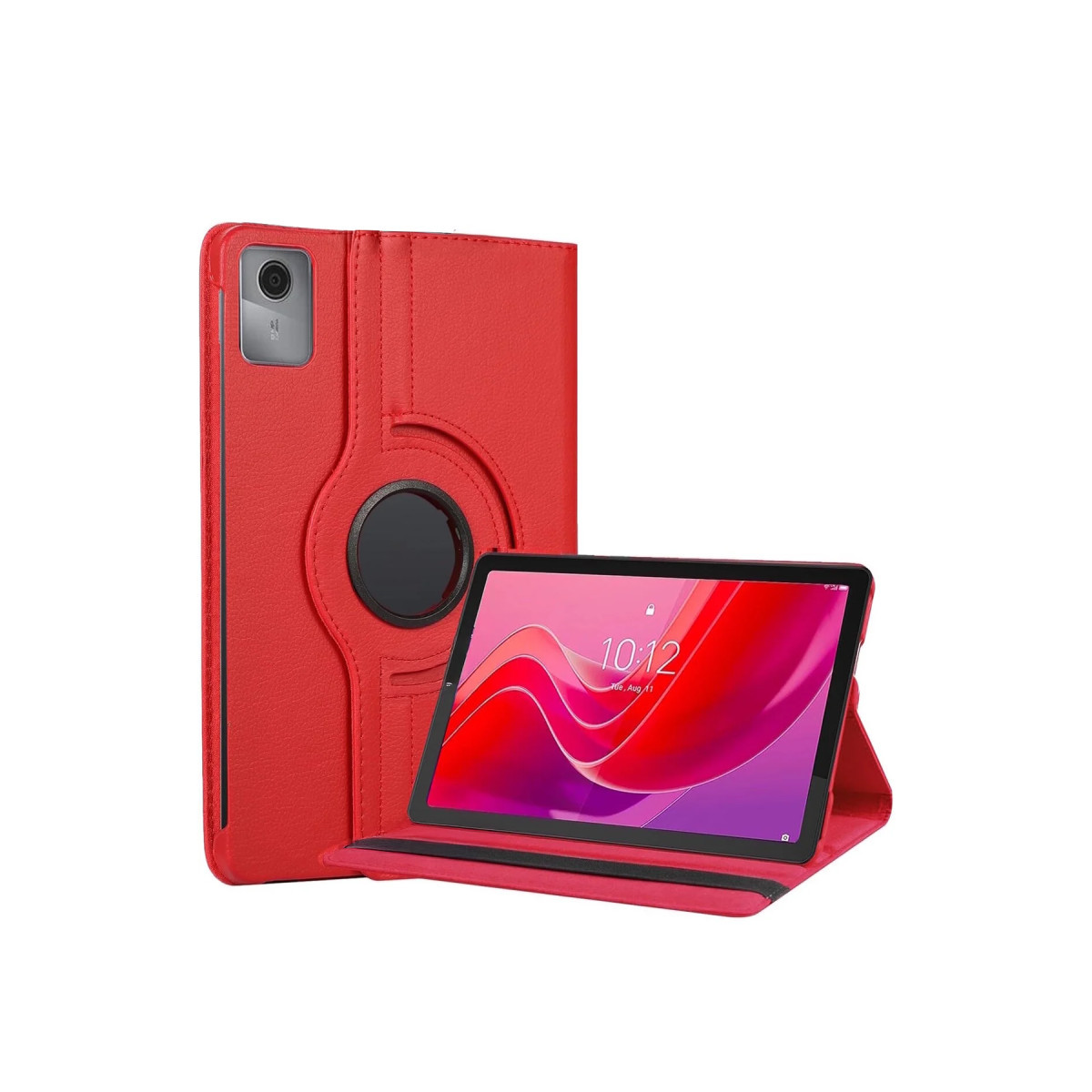 Tab M11 TB330FU 360 Tablet Deri Kılıf - Kırmızı