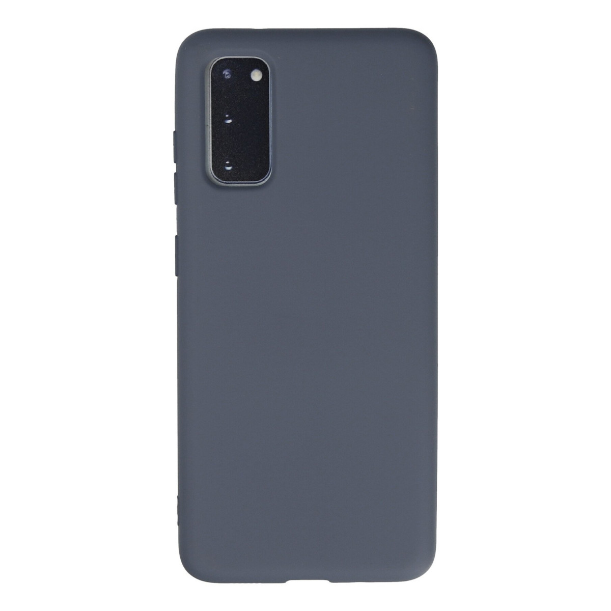 Galaxy S20 Kılıf Nano içi Kadife Silikon - Gri
